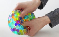 Glass Pebble Stress Ball