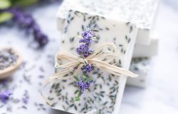 DIY Fancy Lavender Soap